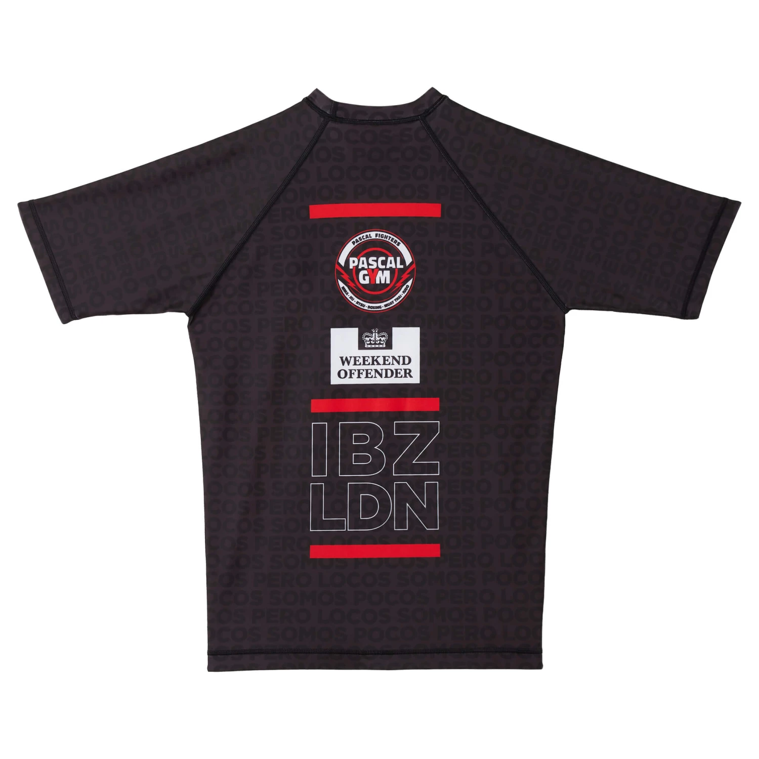 Weekend Offender Pascal Gym Rashguard And Shorts Set Black 4 Weekend Offender Pascal Gym Rashguard And Shorts Set Black - Image 4