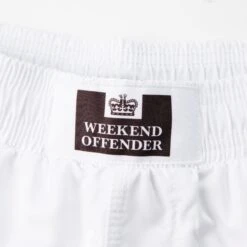 Weekend Offender Rashguard And Shorts Set White -Weekend Offender RASH GUARD WHITE DETAIL 5