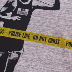 Weekend Offender Running Club T-Shirt Grey 7 Weekend Offender Running Club T-Shirt Grey -Weekend Offender RUNNING CLUB POLICE LINE TEE DETAIL 3 79020ecd d214 41bd 98fa de0056ec5f3d