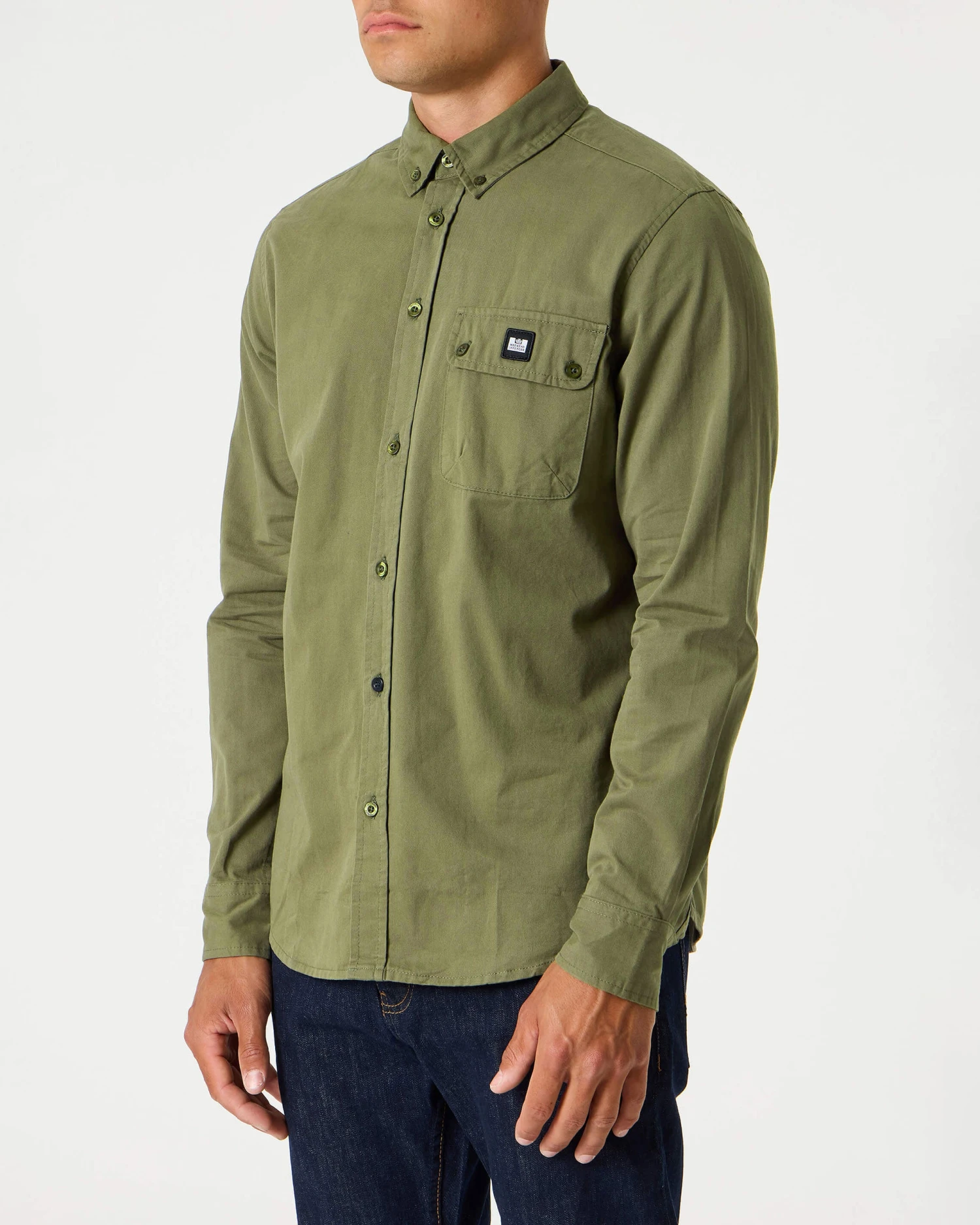 Weekend Offender Postiano Ranger Shirt Dark Khaki 3 Weekend Offender Postiano Ranger Shirt Dark Khaki - Image 3