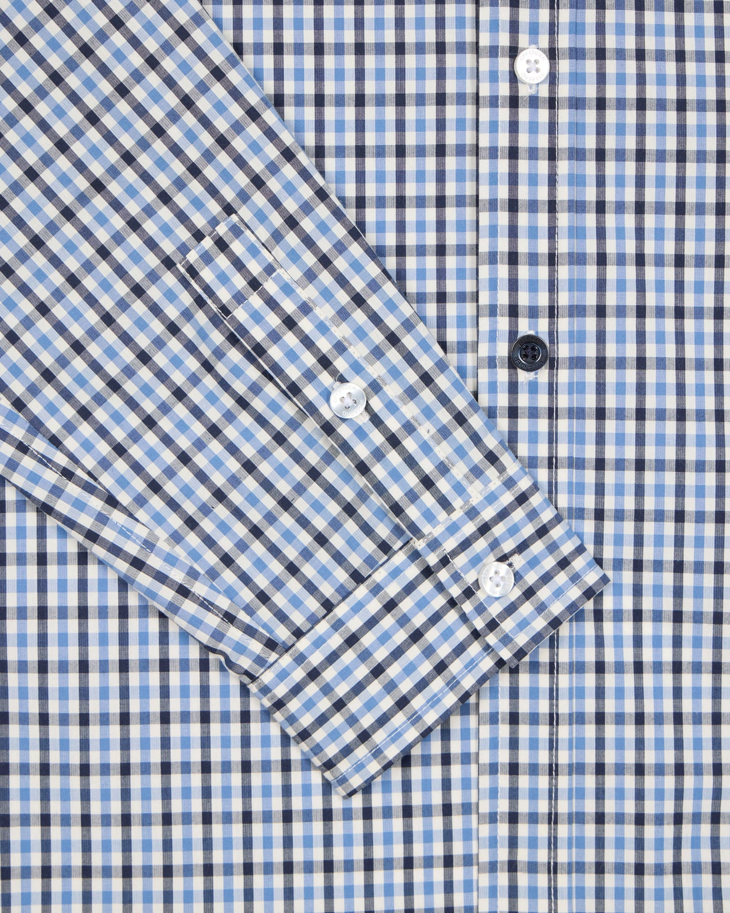 Weekend Offender Lisbon Shirt Blue House Check 7 Weekend Offender Lisbon Shirt Blue House Check - Image 7