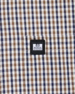 Weekend Offender Joyce Poplin Shirt House Check -Weekend Offender SHSS23 02 JOYCE CHECK 5936