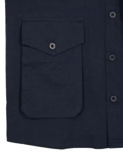 Weekend Offender Barboza Poplin Shirt Navy 15 Weekend Offender Barboza Poplin Shirt Navy -Weekend Offender SHSS23 04 BARBOZA NAVY 0027