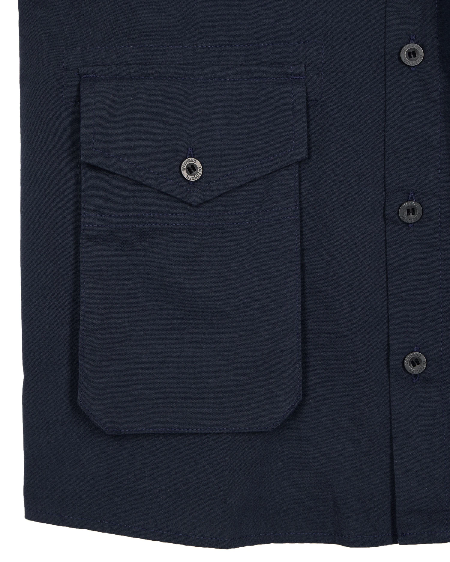 Weekend Offender Barboza Poplin Shirt Navy 8 Weekend Offender Barboza Poplin Shirt Navy - Image 8