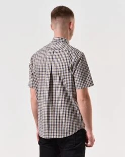 Weekend Offender Joyce Holiday Shirt Mid House Check -Weekend Offender SHSS2403 JOYCE HOUSE CHECK 6281 MODEL