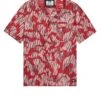 Weekend Offender Monuriki Shirt Blaze Red Rain Camo