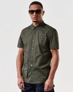 Weekend Offender Barboza Pocket Shirt Castle Green 8 Weekend Offender Barboza Pocket Shirt Castle Green -Weekend Offender SHSS2408 BARBOZA CASTLE GREEN 7461