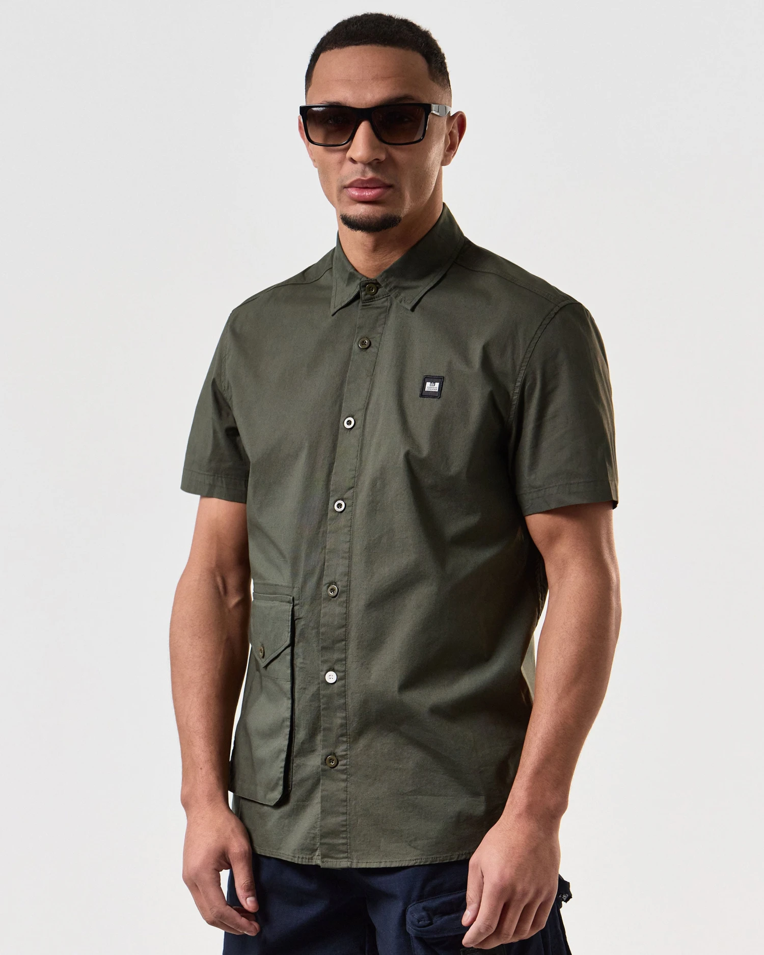 Weekend Offender Barboza Pocket Shirt Castle Green 3 Weekend Offender Barboza Pocket Shirt Castle Green - Image 3