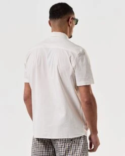 Weekend Offender Barboza Pocket Shirt White -Weekend Offender SHSS2408 BARBOZA WHITE 7435