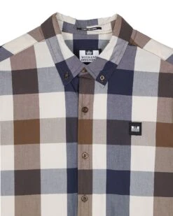 Weekend Offender Lisbon Shirt Large House Check -Weekend Offender SHSS2410 LISBON LARGE HOUSE CHECK 10603