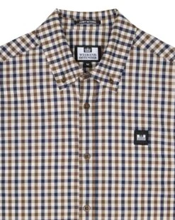 Weekend Offender Lisbon Shirt Mid House Check -Weekend Offender SHSS2410 LISBON MID HOUSE CHECK 2508