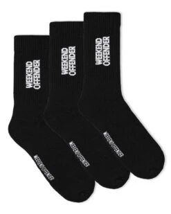 Weekend Offender Sporting Goods Sports Socks Black