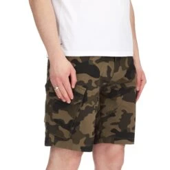 Weekend Offender New Jersey Cargo Shorts Camou -Weekend Offender SS21 STSS21 14 NEW JERSEY CAMOU MODEL ANGLE 2