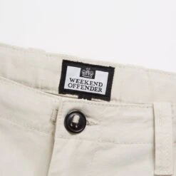 Weekend Offender New Jersey Cargo Shorts Plaster -Weekend Offender SS21 STSS21 14 NEW JERSEY PLASTER DETAIL 1