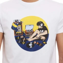 Weekend Offender Hand Of God Graphic T-Shirt White -Weekend Offender SS22 PTSS22 04 HAND OF GOD WHITE DETAIL 1