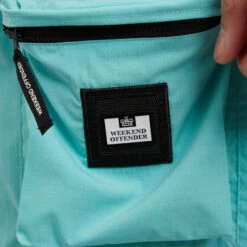 Weekend Offender Sunrise Hills Ripstop Shorts Aqua 8 Weekend Offender Sunrise Hills Ripstop Shorts Aqua -Weekend Offender SS22 STSS22 11 SUNRISE HILLS AQUA DETAIL 2
