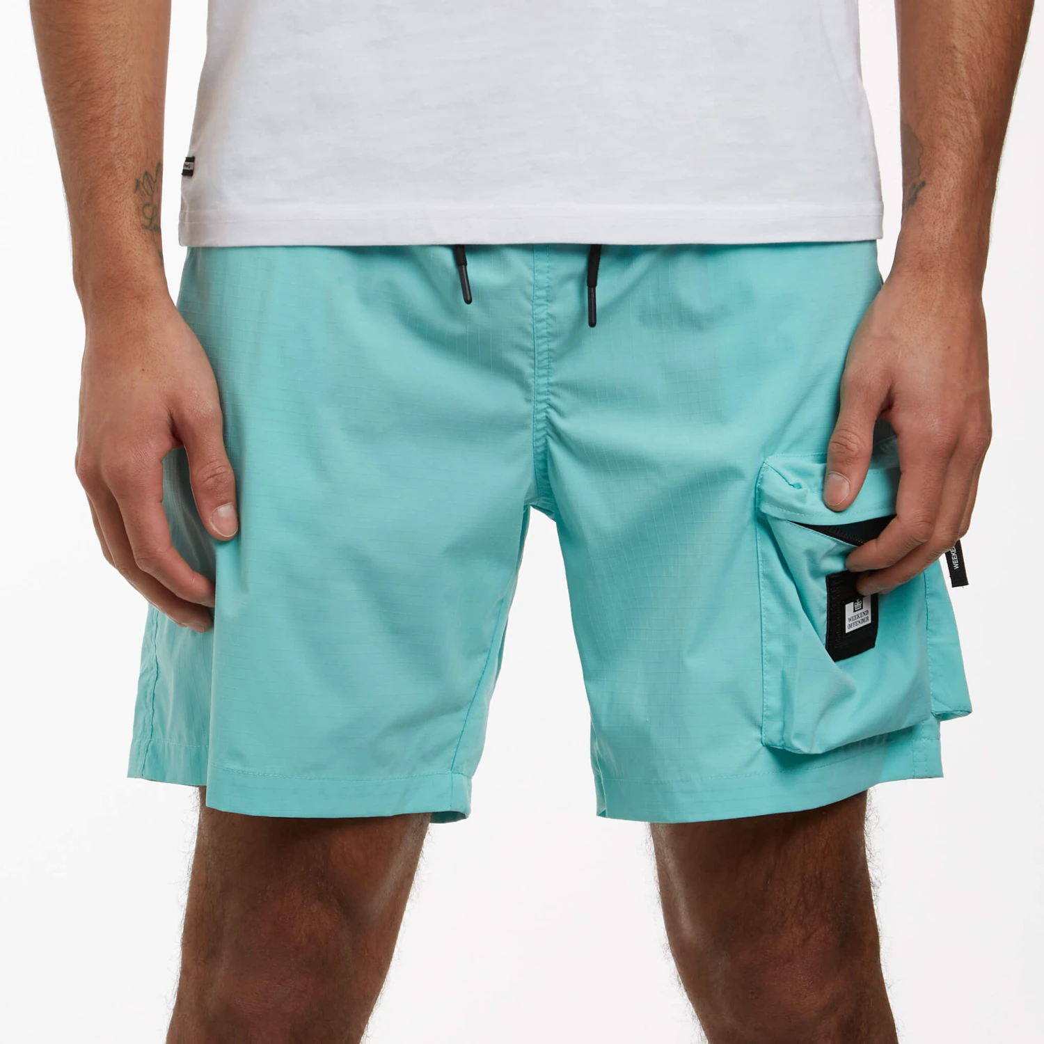 Weekend Offender Sunrise Hills Ripstop Shorts Aqua 2 Weekend Offender Sunrise Hills Ripstop Shorts Aqua - Image 2