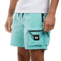 Weekend Offender Sunrise Hills Ripstop Shorts Aqua 7 Weekend Offender Sunrise Hills Ripstop Shorts Aqua -Weekend Offender SS22 STSS22 11 SUNRISE HILLS AQUA MODEL 2