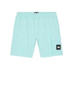 Weekend Offender Faraci Garment Dye Shorts Aqua