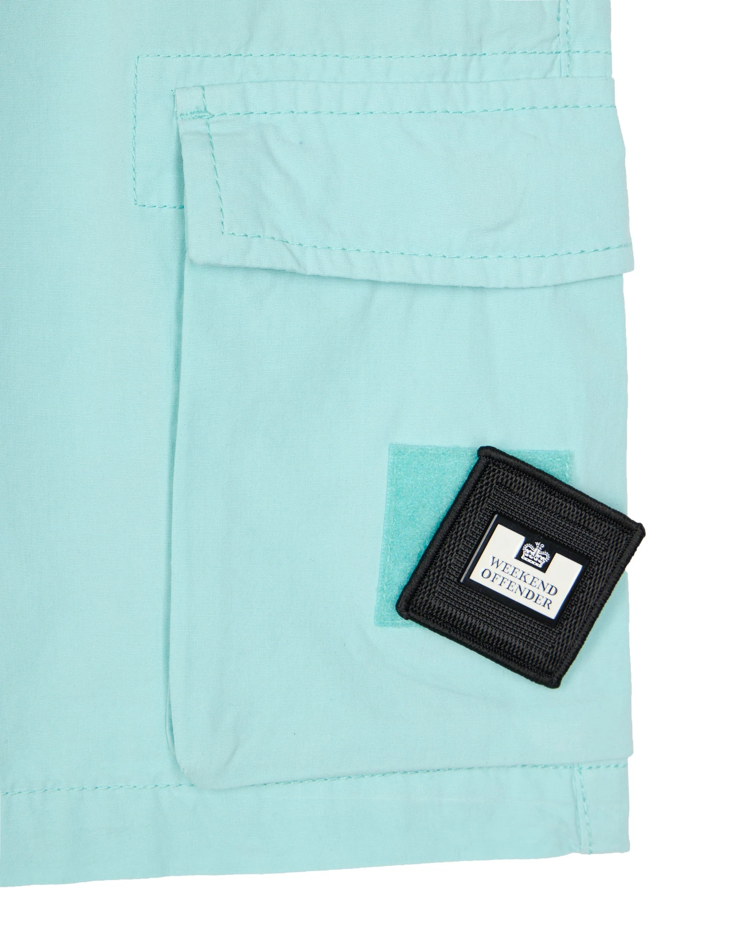 Weekend Offender Faraci Garment Dye Shorts Aqua 6 Weekend Offender Faraci Garment Dye Shorts Aqua - Image 6