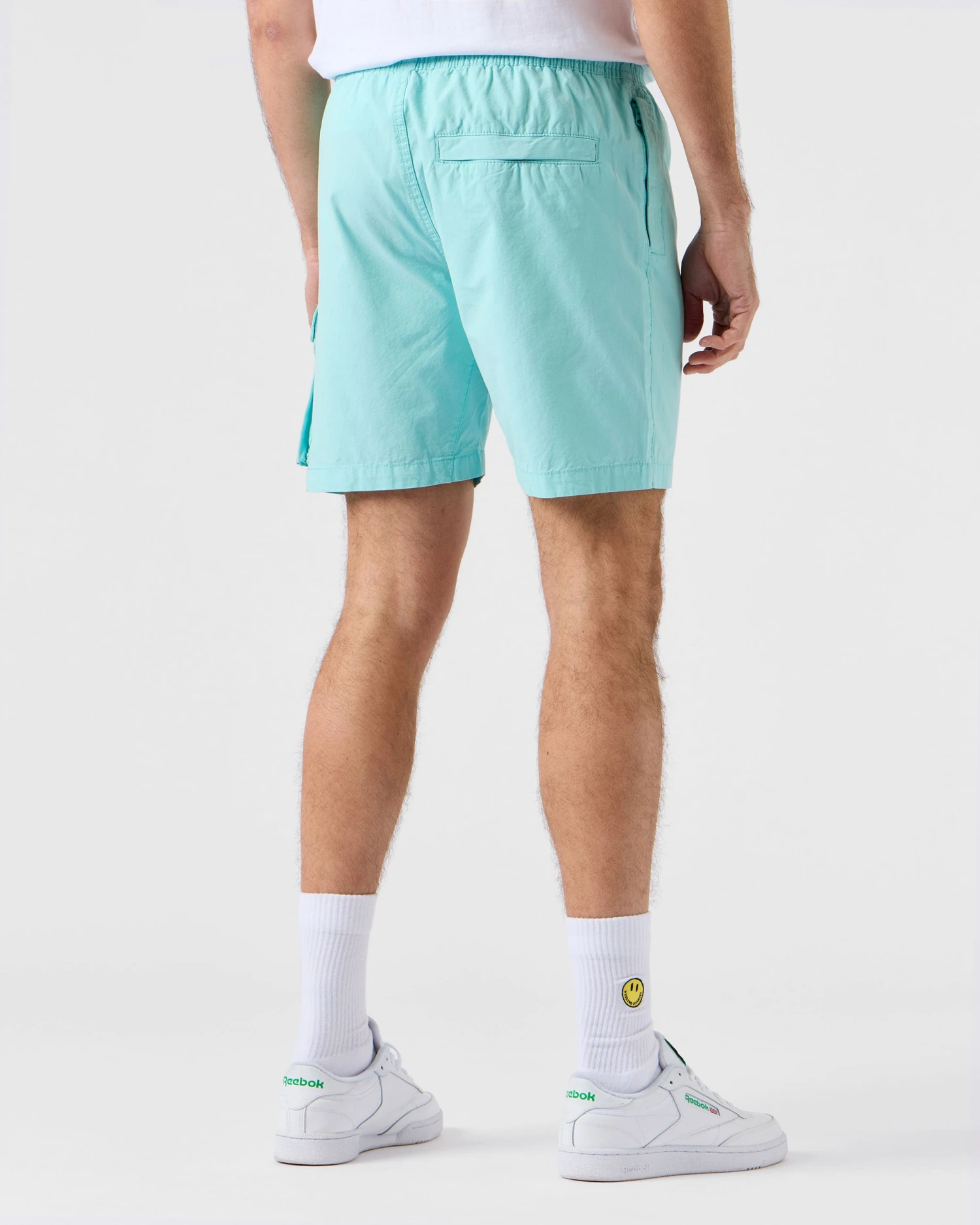Weekend Offender Faraci Garment Dye Shorts Aqua 3 Weekend Offender Faraci Garment Dye Shorts Aqua - Image 3