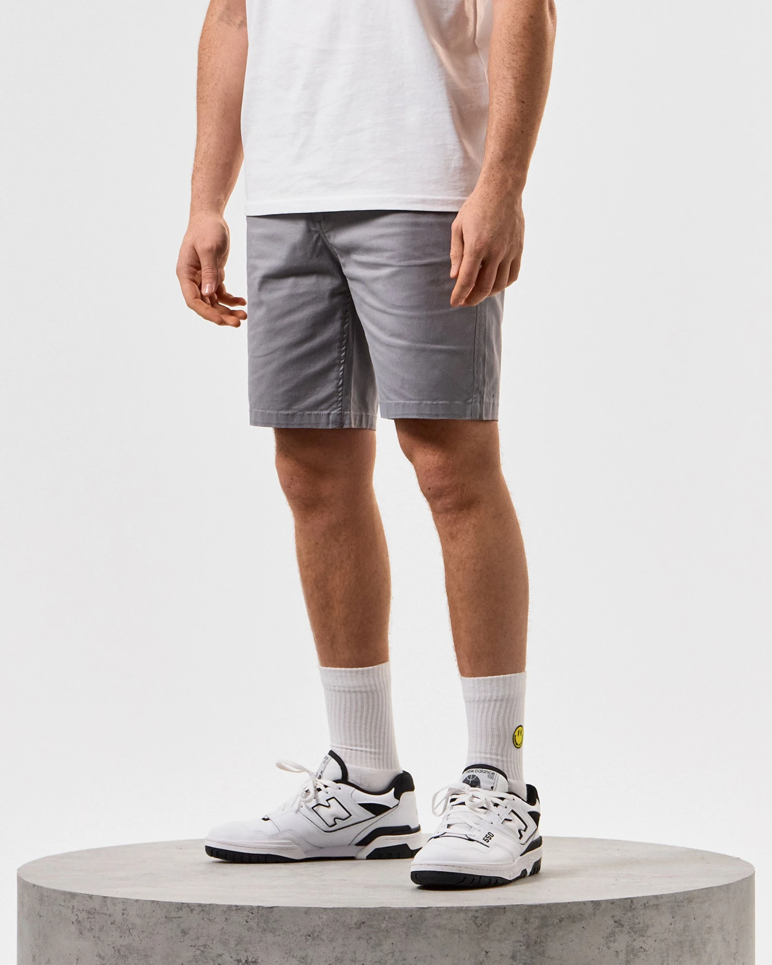 Weekend Offender Ivan Chino Shorts Smokey Grey 2 Weekend Offender Ivan Chino Shorts Smokey Grey - Image 2