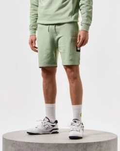 Weekend Offender Hawkins Jogger Shorts Pale Moss Green 9 Weekend Offender Hawkins Jogger Shorts Pale Moss Green -Weekend Offender STSS2401 HAWKINS PALE MOSS 5391 MODEL