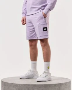 Weekend Offender Hawkins Jogger Shorts Periwinkle -Weekend Offender STSS2401 HAWKINS PERIWINKLE 6029 MODEL