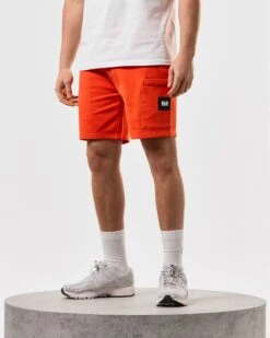 Weekend Offender Hawkins Jogger Shorts Pure Orange 9 Weekend Offender Hawkins Jogger Shorts Pure Orange -Weekend Offender STSS2401 HAWKINS PURE ORANGE 4808 MODEL
