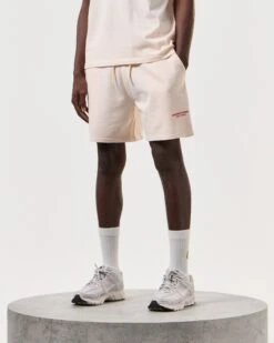 Weekend Offender Mytros Shorts Alabaster/Anthurium Pink -Weekend Offender STSS2402 MYTROS ALABASTER 6640