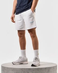 Weekend Offender Mytros Shorts White/Saltwater Blue -Weekend Offender STSS2402 MYTROS WHITE 4859 MODEL