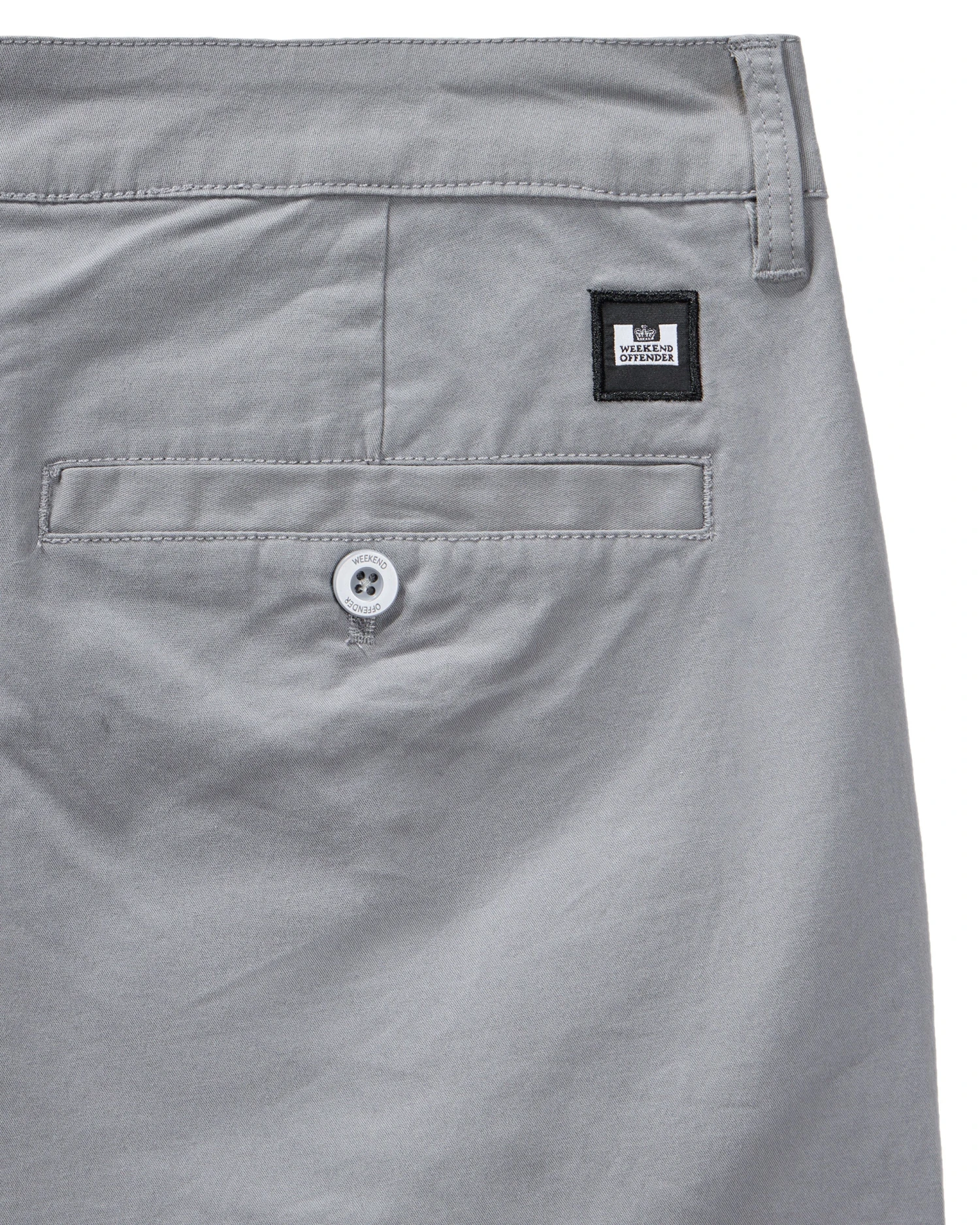 Weekend Offender Ivan Chino Shorts Smokey Grey 6 Weekend Offender Ivan Chino Shorts Smokey Grey - Image 6