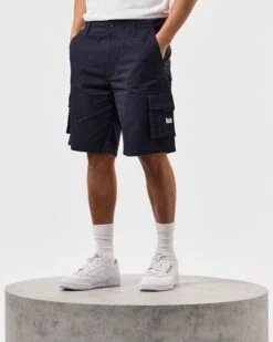 Weekend Offender Mascia Cargo Shorts Navy -Weekend Offender STSS2404 MASCIA NAVY 3863 MODEL