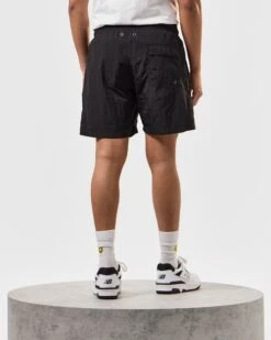 Weekend Offender Stacks Swim Shorts Black -Weekend Offender STSS2405 STACKS BLACK 3847 MODEL