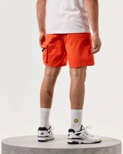 Weekend Offender Sunrise Hills Ripstop Shorts Pure Orange -Weekend Offender STSS2407 SUNRISE HILLS PURE ORANGE 5324 MODEL