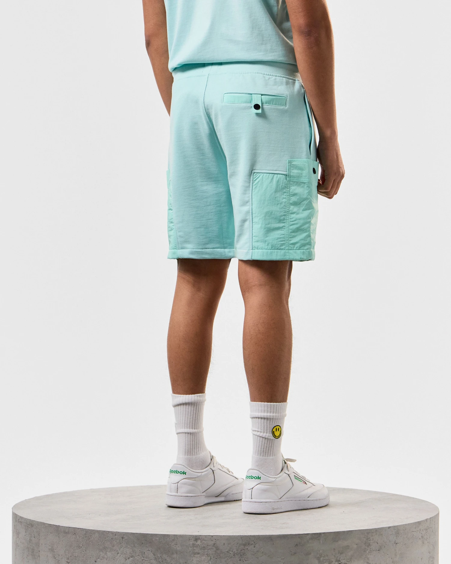 Weekend Offender Azeez Parachute Pocket Shorts Celeste Green 4 Weekend Offender Azeez Parachute Pocket Shorts Celeste Green - Image 4