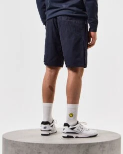 Weekend Offender Scopello Cargo Shorts Navy -Weekend Offender STSS2425 SCOPELLO NAVY 5438 MODEL