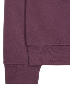 Weekend Offender Kraviz Quarter Zip Sweatshirt Deep Plum -Weekend Offender SWAW13 14 KRAVIZ DEEP PLUM 3052 NO QR