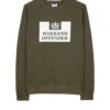 Weekend Offender Penitentiary Classic Sweatshirt Dark Green - Plus Size