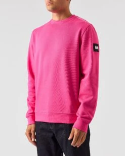 Weekend Offender F Bomb Sweatshirt Cerise Pink 9 Weekend Offender F Bomb Sweatshirt Cerise Pink -Weekend Offender SWAW2302 F BOMB CERISE 0613 MODEL