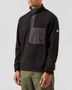 Weekend Offender Cruz Polar Fleece Black/Greystone -Weekend Offender SWAW2306 CRUZ BLACK GREYSTONE 0452