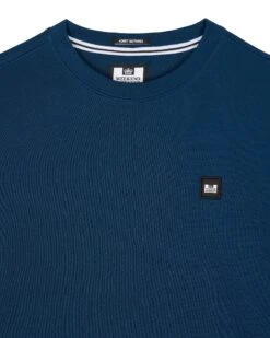 Weekend Offender Ferrer Sweatshirt Juniper Blue -Weekend Offender SWAW2309 FERRER JUNIPER 0152