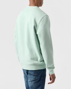 Weekend Offender Ferrer Sweatshirt Mint Tea Green -Weekend Offender SWAW2309 FERRER MINT TEA 0028 MODEL