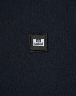 Weekend Offender Faraone Quarter Zip Sweatshirt Navy -Weekend Offender SWAW2310 FARAONE NAVY 3736