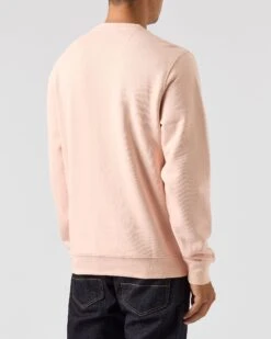 Weekend Offender Vega Sweatshirt Peachy/House Check -Weekend Offender SWAW2312 VEGA PEACHY HOUSE CHECK 0140 MODEL