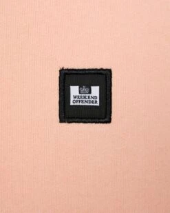Weekend Offender Vega Sweatshirt Peachy/House Check -Weekend Offender SWAW2312 VEGA PEACHY HOUSE CHECK 0207