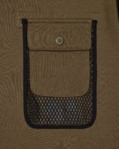 Weekend Offender Adiel Mesh Pocket Sweatshirt Dark Green -Weekend Offender SWAW2316 ADIEL DARK GREEN 4037