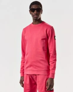 Weekend Offender F Bomb Sweatshirt Anthurium Pink -Weekend Offender SWSS2401 FBOMB ANTHURIUM 6516