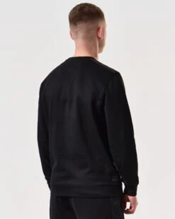 Weekend Offender F Bomb Sweatshirt Black -Weekend Offender SWSS2401 FBOMB BLACK 6449 MODEL