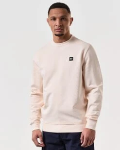 Weekend Offender Ferrer Sweatshirt Alabaster -Weekend Offender SWSS2402 FERRER ALABASTER 7476